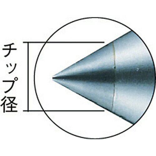 トラスコ中山（TRUSCO）　レースセンター超硬付 MT3 チップ径24mm　【品番：TRSP-3-24】_2