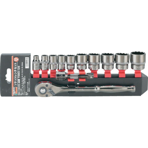 トラスコ中山（TRUSCO）　ソケットレンチセット 12角タイプ 差込角9.5 12S　【品番：TSW3-12S】 7,546円