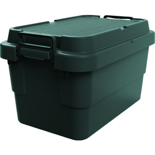 トラスコ中山（TRUSCO）　トランクカーゴ フラット天板仕様 50L 黒　【品番：BLKCF-50】
