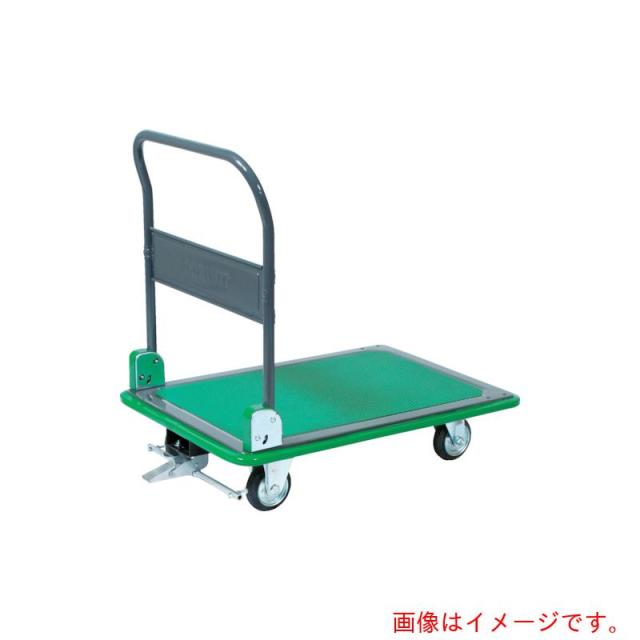 トラスコ中山（TRUSCO）　TRUSCO　ハイグレード運搬車　折りたたみ式　７４０Ｘ４６０　ストッパー付　【品番：106SEBN】