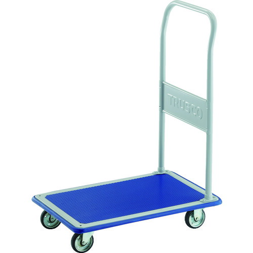 トラスコ中山（TRUSCO）　TRUSCO　プレス製台車　ドンキーカート　固定式７４０×４８０　ハンドル高さ１０００　【品番：108N-LH】