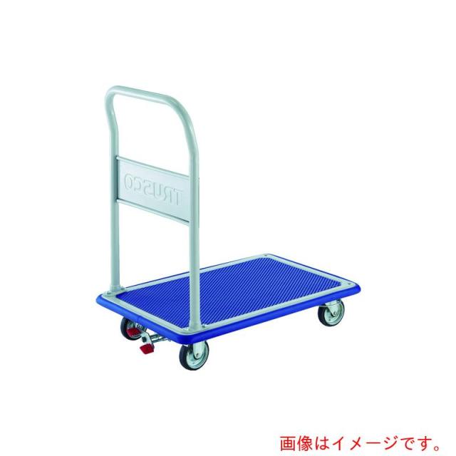 トラスコ中山（TRUSCO）　TRUSCO　プレス製台車　ドンキーカート　固定　４輪リングストッパー付　【品番：202NJKRS-4】