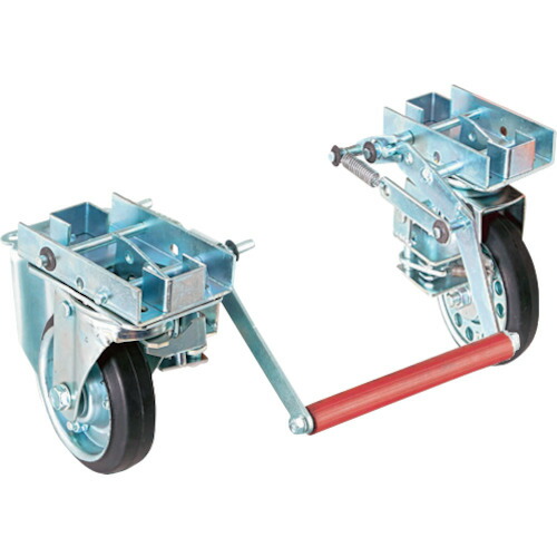 トラスコ中山（TRUSCO）　TRUSCO　プレス製台車　ドンキーカート３００番用　ブレーキ自在車輪付　【品番：300NJB】