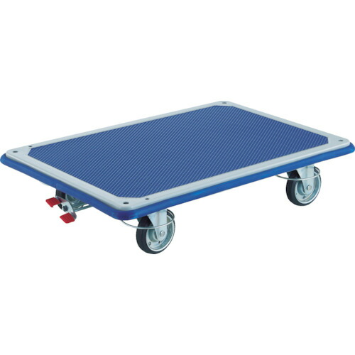 トラスコ中山（TRUSCO）　TRUSCO　プレス製台車　ドンキーカート　平台車　４輪自在リングストッパー付　均等荷重３００ｋｇ　【品番：315NJRS-4】
