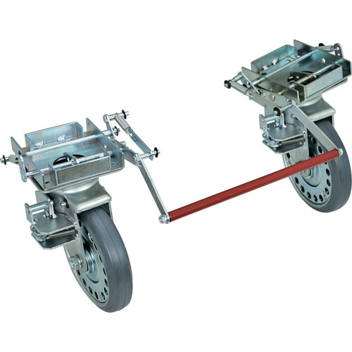 トラスコ中山（TRUSCO）　TRUSCO　プレス製台車　ドンキーカート５００番用　ブレーキ自在車輪付　【品番：500NJB】