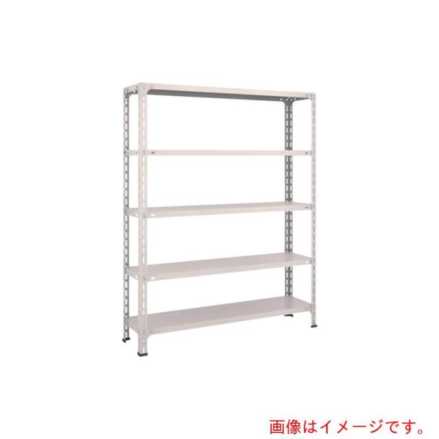 トラスコ中山（TRUSCO）　TRUSCO　スチールラック　軽量棚開放型　Ｗ１２００ＸＤ３００ＸＨ１５００　５段　ネオグレー　【品番：54V-15】
