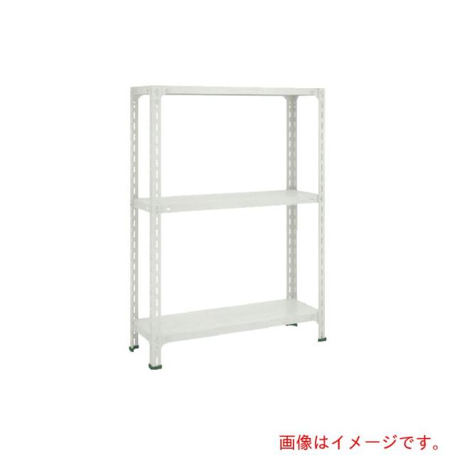 トラスコ中山（TRUSCO）　TRUSCO　スチールラック　軽量棚開放型　１８００Ｘ６００ＸＨ１５００　３段　ネオグレー　【品番：56W-13】