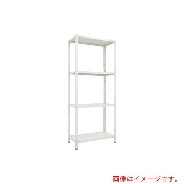 トラスコ中山（TRUSCO）　TRUSCO　スチールラック　軽量棚開放型　８７５Ｘ３００ＸＨ２１００　４段　ネオグレー　【品番：73V-14】