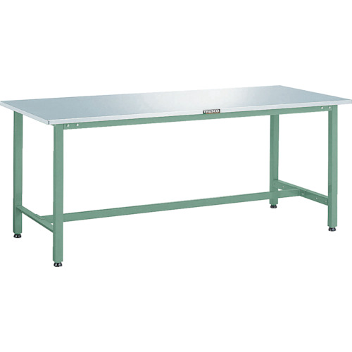 トラスコ中山（TRUSCO）　TRUSCO　軽荷重作業台（３００ｋｇ）ＡＥ型　９００Ｘ６０４ＸＨ７４０　ステンレス張り　ホワイト色　【品番：AE-0960SUS W】