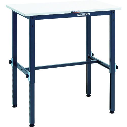 トラスコ中山（TRUSCO）　TRUSCO　軽荷重作業台高さ調節式（１５０ｋｇ）ＡＥＭ型　９００Ｘ６００ＸＨ６５０〜９５０　基本タイプ　ダークグレー色　【品番：AEM-0960DG】