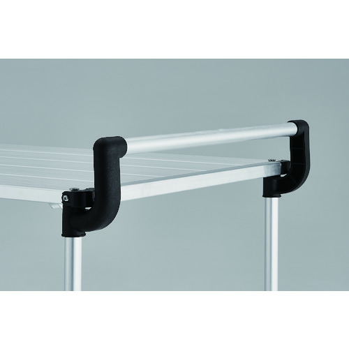 トラスコ中山（TRUSCO）　TRUSCO　アルミ台車　アルパカート　省音　２段式片袖タイプ　１２００×４８０ｍｍ　【品番：AL22-1248】_2