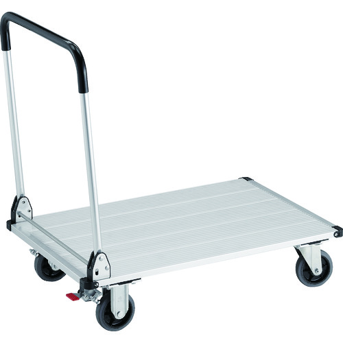 トラスコ中山（TRUSCO）　TRUSCO　アルミ台車　アルパカート　３００ｋｇタイプ　折りたたみ　９００×６００ｍｍ　ストッパー付　【品番：AL31-0960S】