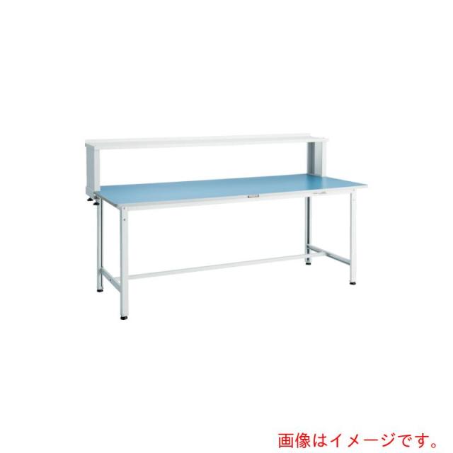 トラスコ中山（TRUSCO）　TRUSCO　軽荷重作業台（２５０ｋｇ）ＢＥ型　９００Ｘ６００ＸＨ１０４４（全高）　上棚付　ダークグレー色　【品番：BER-0960YURB】