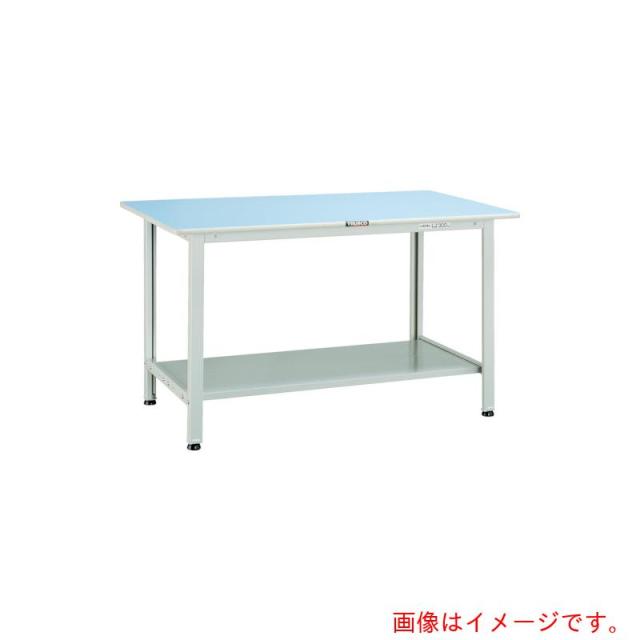 トラスコ中山（TRUSCO）　TRUSCO　軽荷重作業台（１８０ｋｇ）ＢＯ型　９００Ｘ７５０ＸＨ７４０　下棚２枚付　ホワイト色　【品番：BO-0975LT2】