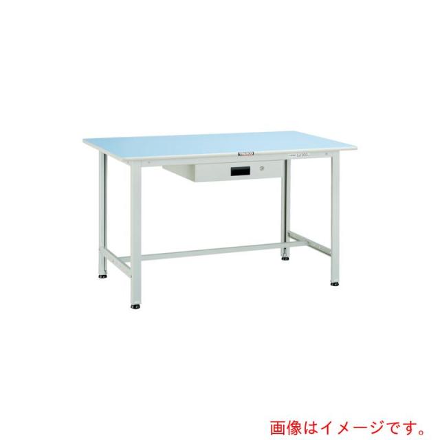 トラスコ中山（TRUSCO）　TRUSCO　軽荷重作業台（１８０ｋｇ）ＢＯ型　９００Ｘ７５０ＸＨ７４０　薄型１段引出付　ホワイト色　【品番：BO-0975UDK1】