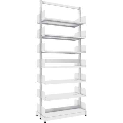 トラスコ中山（TRUSCO）　TRUSCO　単柱書架　複式　Ｂ５縦　Ｗ９００ＸＤ２２０ＸＨ２２７５　７段　【品番：BS-SD73T-7】