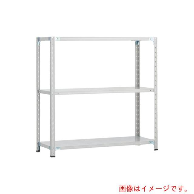 トラスコ中山（TRUSCO）　TRUSCO　ＣＢ型セミボルトレス軽中量棚　９００Ｘ４５０ＸＨ１２００　３段　ＷＧ色　【品番：CB-4343-WG】