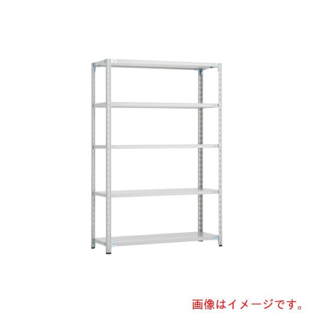 トラスコ中山（TRUSCO）　TRUSCO　ＣＢ型セミボルトレス軽中量棚　９００Ｘ３００ＸＨ１８００　５段　ＷＧ色　【品番：CB-6335-WG】