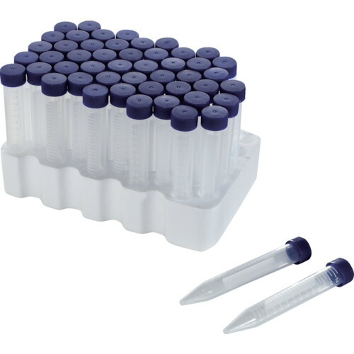 トラスコ中山（TRUSCO）　TRUSCO　遠沈管　コニカル型　１５ｍｌ　５００本ラック入　【品番：CT15C-500SR】_1