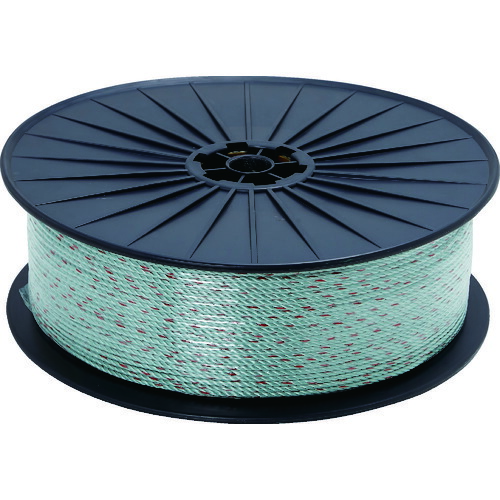 トラスコ中山（TRUSCO）　TRUSCO　ドローン用パイロットロープ　ＰＰ４ｍｍ　長さ５００ｍ　ボビン巻き　グレー　【品番：D-ROPE4500-GY】