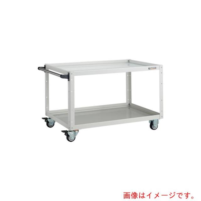トラスコ中山（TRUSCO）　TRUSCO　ツールワゴン　イーグルワゴン　９００×６００×Ｈ６００　ウレタン４輪自在　ホワイト　【品番：EGW-692UJ-W】
