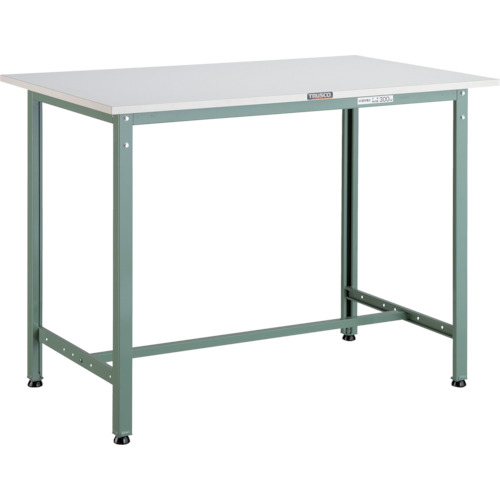 トラスコ中山（TRUSCO）　TRUSCO　軽荷重立作業台（３００ｋｇ）ＨＡＥ型　１２００Ｘ６００ＸＨ９００　基本タイプ　グリーン色　【品番：HAE-1260】