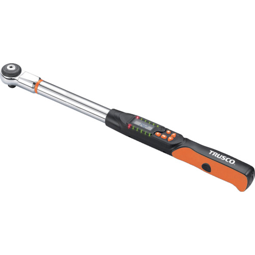 トラスコ中山（TRUSCO）　TRUSCO　ヘッド交換式ラチェットデジタルトルクレンチ　差込角１２．７ｍｍ　４０〜２００Ｎｍ　【品番：HDT4-200C】