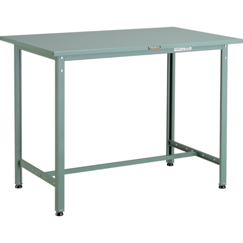 トラスコ中山（TRUSCO）　TRUSCO　軽荷重立作業台（３００ｋｇ）ＨＡＥ型　９００Ｘ７５０ＸＨ９００　基本タイプ　グリーン色　【品番：HSAE-0975】