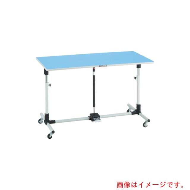 トラスコ中山（TRUSCO）　TRUSCO　上下調節機能付作業台９００Ｘ６００ＸＨ７００−９５０　車輪付　【品番：JM-9060GC】