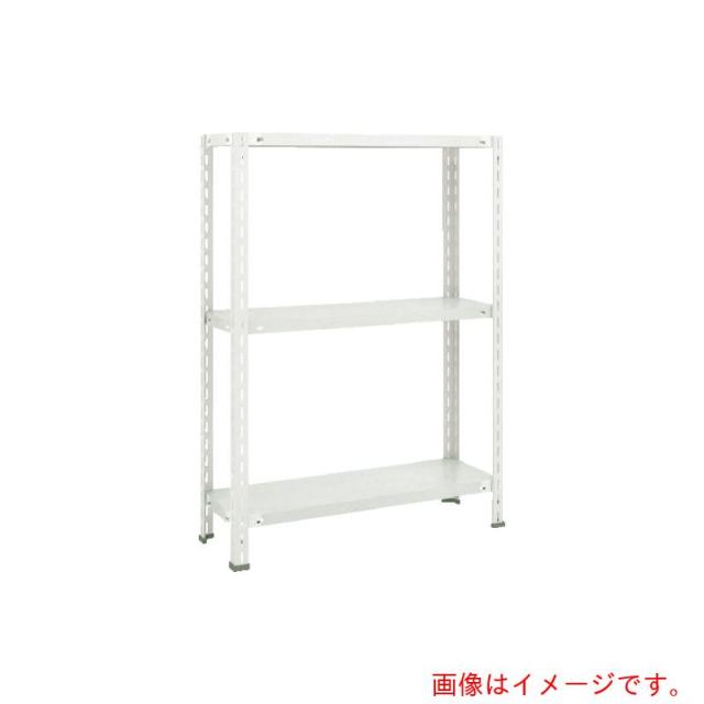 トラスコ中山（TRUSCO）　TRUSCO　スチールラック　軽量棚　中棚ボルトレス型　８７５Ｘ６００Ｘ１２００　３段　ネオグレー　【品番：L43W-13】