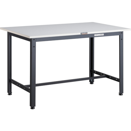トラスコ中山（TRUSCO）　TRUSCO　軽荷重作業台（４００ｋｇ）ＬＥＷ型　１２００Ｘ６００ＸＨ７４０　基本タイプ　ダークグレー色　【品番：LEWP-1260】
