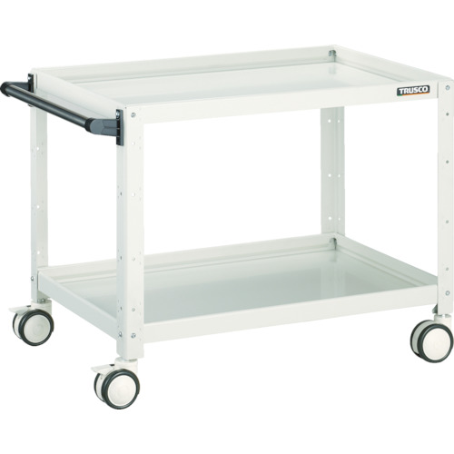 トラスコ中山（TRUSCO）　ツールワゴン バーディワゴン 750×500×H600 ウレタン双輪 W色　【品番：BDW-672D-W】 23,381円