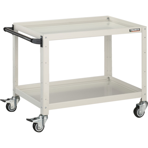 トラスコ中山（TRUSCO）　ツールワゴン バーディワゴン 750×500×H600 ウレタン車輪 W色　【品番：BDW-672U-W】