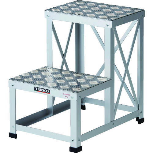 トラスコ中山（TRUSCO）　TRUSCO　ローハイシステムステップ　アルミ製足踏台　５００Ｘ３５０ＸＨ５００　【品番：LH-2651A】