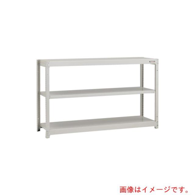 トラスコ中山（TRUSCO）　TRUSCO　スチールラック　Ｍ１．５型軽中量棚　８６０Ｘ４４５ＸＨ９００　３段単体　ネオグレー　【品番：M1.5-3343】