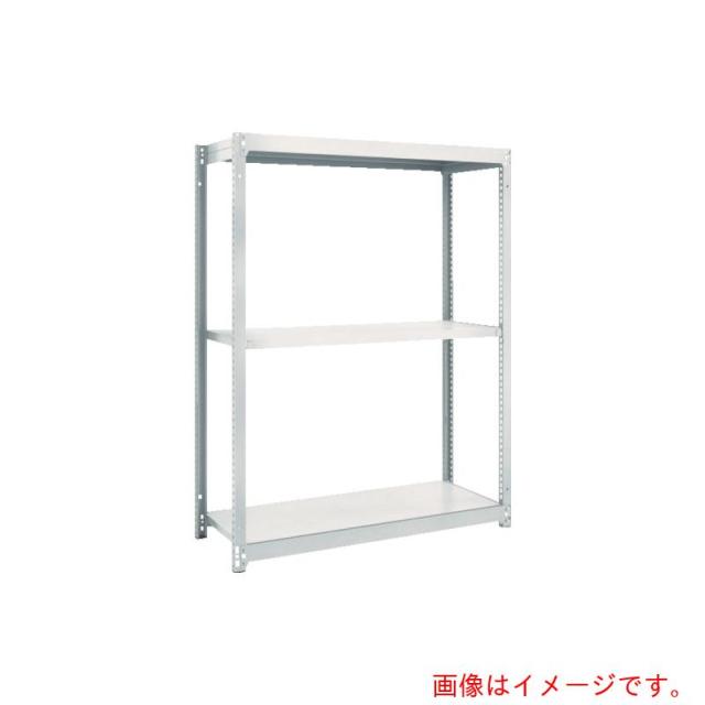トラスコ中山（TRUSCO）　TRUSCO　スチールラック　Ｍ１．５型軽中量棚　８６０Ｘ２９５ＸＨ１５００　３段単体　ネオグレー　【品番：M1.5-5333】