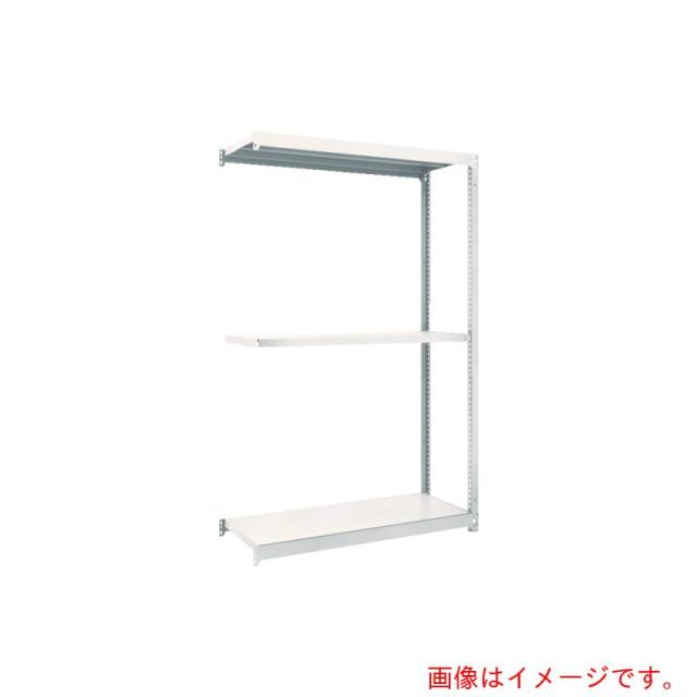 トラスコ中山（TRUSCO）　TRUSCO　スチールラック　Ｍ１．５型軽中量棚　１４６０Ｘ４４５ＸＨ１８００　３段連結　ネオグレー　【品番：M1.5-6543B】