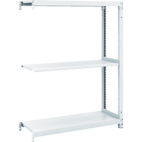トラスコ中山（TRUSCO）　TRUSCO　スチールラック　Ｍ１型抗菌塗装ボルトレス軽量棚９００Ｘ３２０ＸＨ１２００　３段　連結　【品番：M1-4333B】