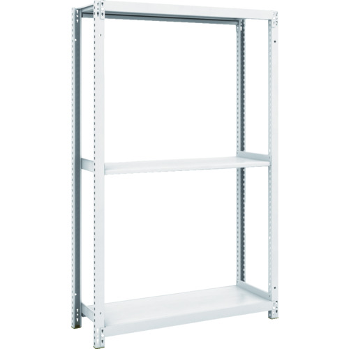 トラスコ中山（TRUSCO）　TRUSCO　スチールラック　Ｍ１型抗菌塗装ボルトレス軽量棚９００Ｘ３２０ＸＨ１５００　３段　【品番：M1-5333】