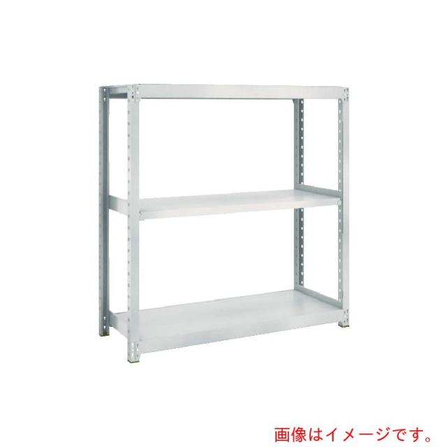 トラスコ中山（TRUSCO）　TRUSCO　スチールラック　Ｍ２型軽中量棚　１４６０Ｘ３００ＸＨ１２００　３段　単体　ネオグレー　【品番：M2-4533】