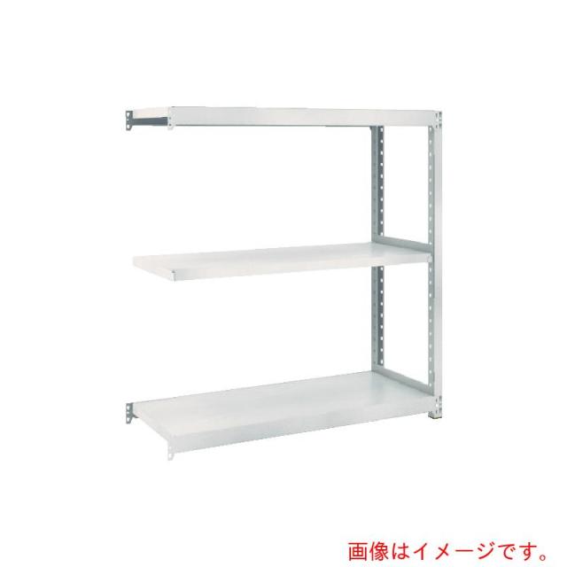 トラスコ中山（TRUSCO）　TRUSCO　スチールラック　Ｍ２型軽中量棚　１４６０Ｘ４５０ＸＨ１２００　３段　連結　ネオグレー　【品番：M2-4543B】