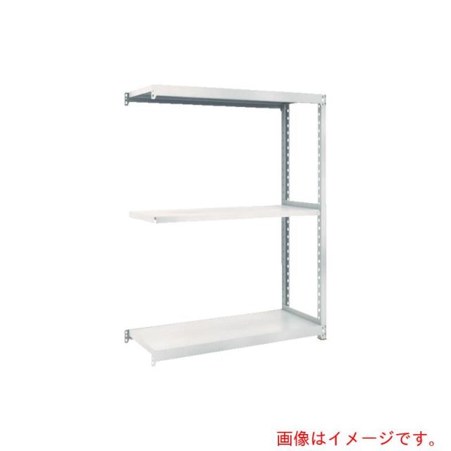 トラスコ中山（TRUSCO）　TRUSCO　スチールラック　Ｍ２型軽中量棚　８６０Ｘ４５０ＸＨ１５００　３段　連結　ネオグレー　【品番：M2-5343B】