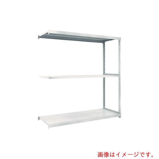 トラスコ中山（TRUSCO）　TRUSCO　スチールラック　Ｍ２型軽中量棚　８６０Ｘ４５０ＸＨ１８００　３段　連結　ネオグレー　【品番：M2-6343B】