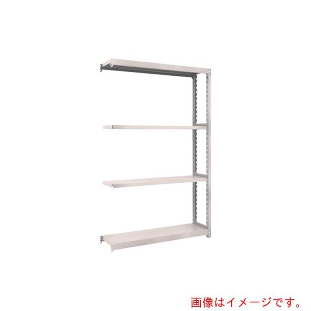 トラスコ中山（TRUSCO）　TRUSCO　スチールラック　Ｍ２型軽中量棚　１１６０Ｘ３００ＸＨ２１００　４段　連結　ネオグレー　【品番：M2-7434B】