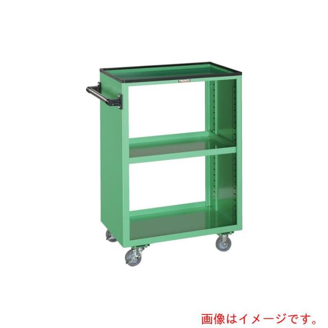 トラスコ中山（TRUSCO）　TRUSCO　ツールワゴン　６００Ｘ４００ＸＨ８８０　ヤンググリーン　【品番：NTS-301N-YG】