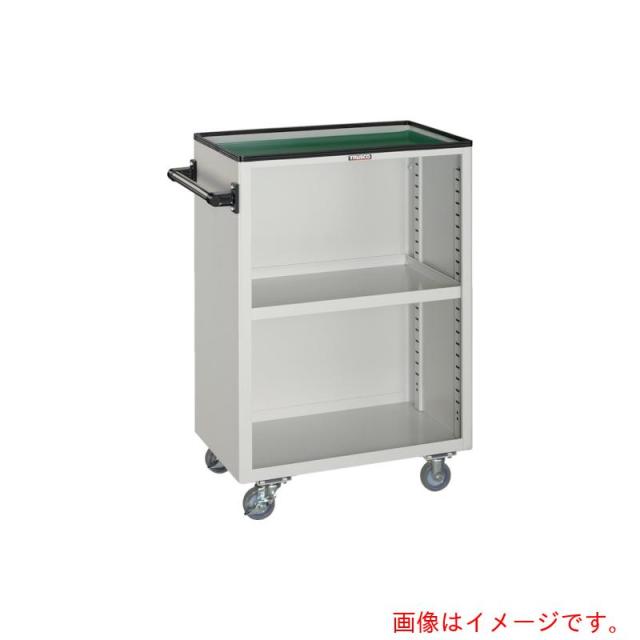 トラスコ中山（TRUSCO）　TRUSCO　ツールワゴン　６００Ｘ４００ＸＨ８８０　幕板付　ホワイト　【品番：NTS-307N-W】