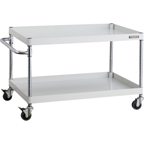 トラスコ中山（TRUSCO）　TRUSCO　ツールワゴン　フェニックスワゴン　省音　９００Ｘ６００ＸＨ６００　２段　ホワイト　【品番：PEW-692C-W】 27,546円