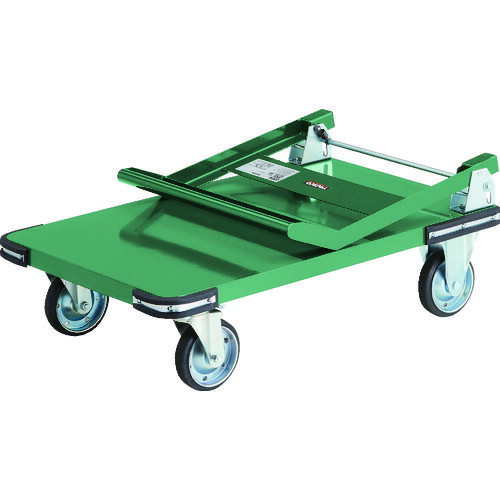 トラスコ中山（TRUSCO）　TRUSCO　鋼鉄製運搬車　折りたたみ式　９００Ｘ６００　Φ１５０プレス車　【品番：PHO-2】