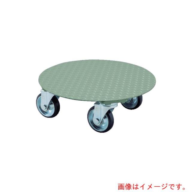 トラスコ中山（TRUSCO）　TRUSCO形台車　上置型　荷重３００ｋｇ　台寸Φ５５２　ストッパー無し　【品番：RA-300】