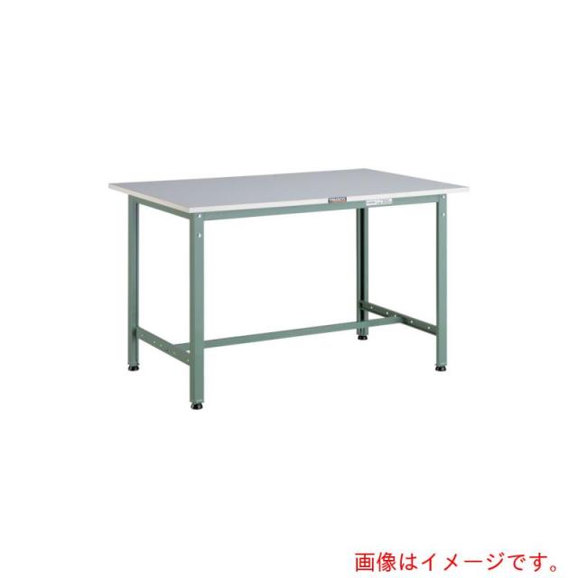トラスコ中山（TRUSCO）　TRUSCO　軽荷重作業台（３００ｋｇ）ＡＥ型　９００Ｘ７５０ＸＨ７４０　基本タイプ　グリーン色　【品番：RAE-0975】 23,713円
